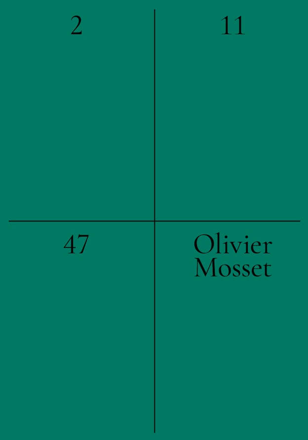 Olivier Mosset - 2, 11, 47